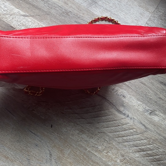Vintage red leather purse - Picture 6 of 7